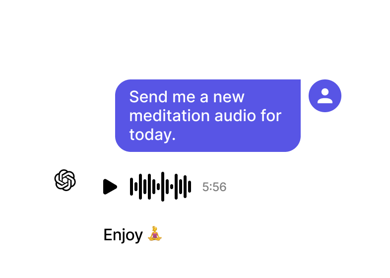 Voice and text bot